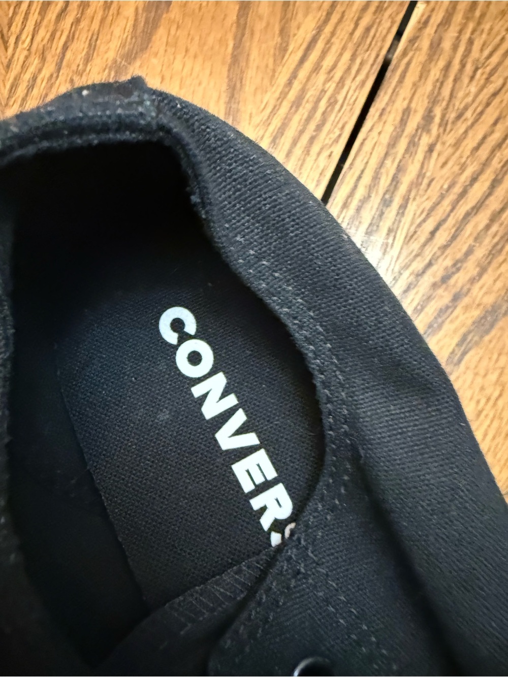 Converse Black Low-Top Canvas Sneakers - Picture 3 of 7